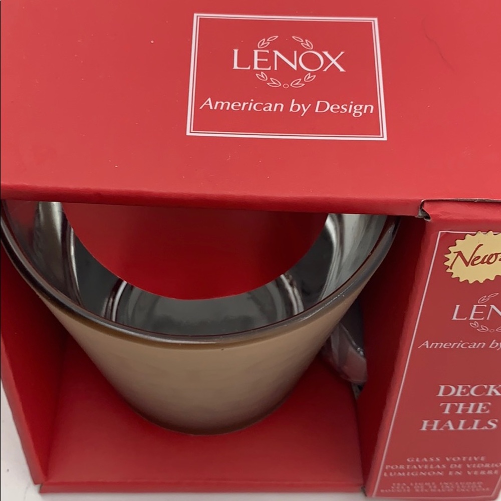 3 Lenox Christmas Votive Candle Holder Gifts NEW - Picture 4 of 4